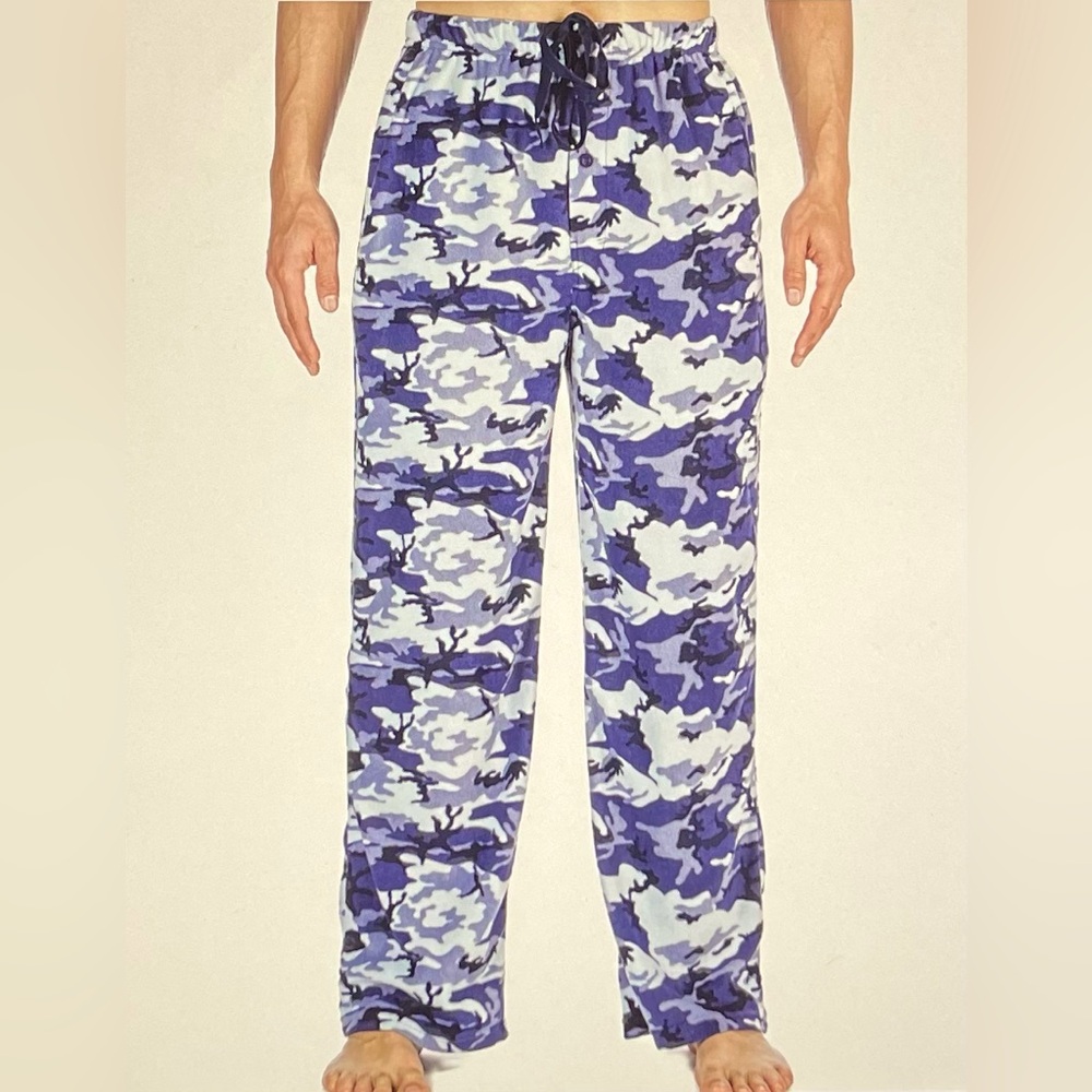 Noble Mount Men's Microfleece Camo Lounge/Sleep Pants - Size M (32/34)